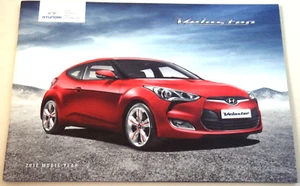 Hyundai . Veloster . Hyundai Veloster . January 2012 Sales Brochure - Picture 1 of 1