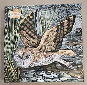 Angela Harding Marsh Owl 1000 Piece Jigsaw Puzzle COMPLETE - Picture 1 of 7