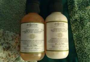 CO Bigelow Rosemary Mint Superb Body Lotion Body Cleanser New! travel size GIFT - Picture 1 of 5