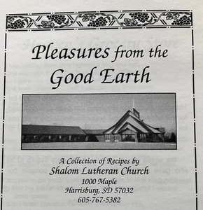 Harrisburg SD South Dakota cookbook VTG casserole ethnic Swedish Lefse fudge pie - Imagen 1 de 24