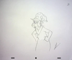 Green Eggs & Ham Production Art LEN SIMON Hand Drawn Layout Pencil Dr. Seuss #NN - Picture 1 of 2