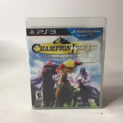 PS3 Champion Jockey GI Jockey Gallop Racer (Playstation 3) Case, Disc, & Manual - Image 1 of 3