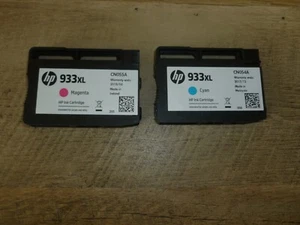 Genuine HP 933XL High Yield Ink Cartridge Cyan/Magenta - Picture 1 of 2