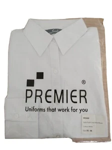 Premier White Paplin Blouse - Picture 1 of 2