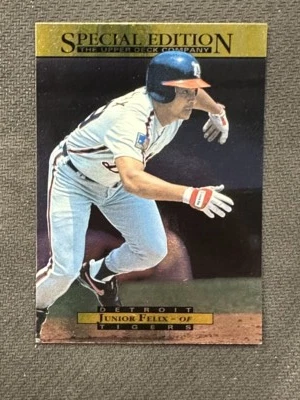 Junior Felix 1995 Upper Deck Series 1 Special Edition GOLD Tigers #98 - Image 1 of 2