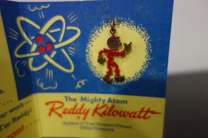 Vintage Reddy Kilowatt Electric Company Charm Pendant excellent condition - Picture 1 of 6