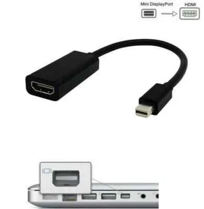 Mini DP Display Port Thunderbolt To HDMI Adapter Cable for Macbook Lenovo Dell - Picture 1 of 6