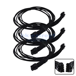 RTX 3080 3x8pin Graphic Card GPU Power Supply Cable For Seasonic & EVGA - Picture 1 of 22