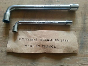 Genuine French Double Hex Head Wrench's 5mm & 8mm NOS #112A - Picture 1 of 2