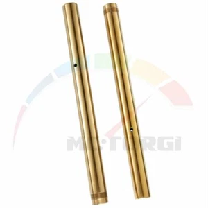 Gold Front Fork Suspension Leg Inner Tubes For Yamaha R1 2004-2006 2005 43x520mm - Foto 1 di 5