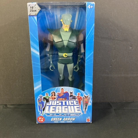 MATTEL DC UNIVERSE JUSTICE LEAGUE UNLIMITED GREEN ARROW 10" INCH FIGURE  2005 Cover