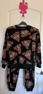 Poop Emoji Brand JAPAN Exclusive Velour Jogger Set Men’s S Big Kids 16 Pop Art - Picture 1 of 18