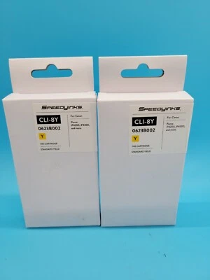 2 × Canon CLI-8Y Yellow Speedy Inks - Image 1 of 4