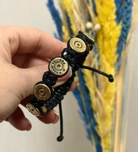 Unique bracelet made of Bullet Casings Ukraine ARMY MILITARY handmade - Picture 1 of 4