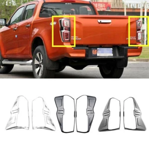 Marco de lámpara de luz trasera negro mate de 2 piezas para Isuzu D-Max Dmax 2021-2023 automático - Imagen 1 de 7