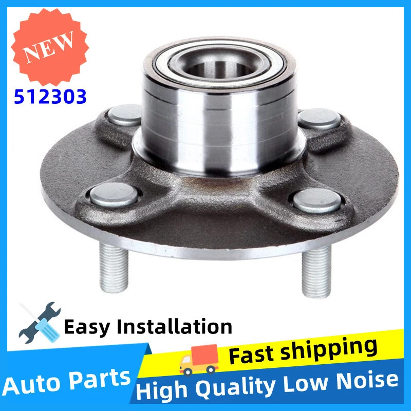 Rear Wheel Hub Bearing & Stud For 2000-2006 Nissan Sentra No ABS Left or Right Foto 1 de 3