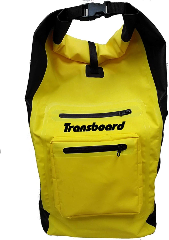 Yellow Transboard 100% Waterproof Backpack Bag for Outdoor Sports - Image 1 of 1