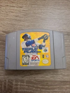 Triple Play 2000 (Nintendo 64, 1999) Cartridge Only. Untested - Picture 1 of 2