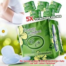 Beauty Comfort Herbal Sanitary Napkins Pantiliner Daily Use Natural - (5 Packs)