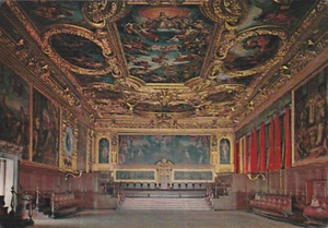 Alte Postkarte - Venezia - Palazzo Ducale - Sala del Senato - Bild 1 von 1