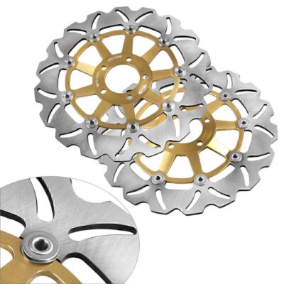 Front Brake Disc Rotors Fit KAWASAKI ZRX S 1200/ZRX R 1200/ZRX 1200 2001-2006 - Image 1 of 4