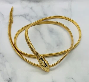 Auth YSL YVES SAINT LAURENT Vintage Snake Wraparound Necklace Belt - Pre owned - Picture 1 of 7