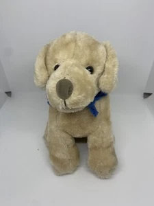 Golden Lab Puppy Dog Sits 9" Plush K9 Advantix II Logo Bandana Stuffed animal - Picture 1 of 7