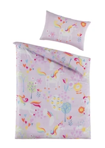 OptiDream Baby Mikrofaser Bettwäsche 100x135, Kissenbezug 40x60 cm  Zauberwald - Bild 1 von 3