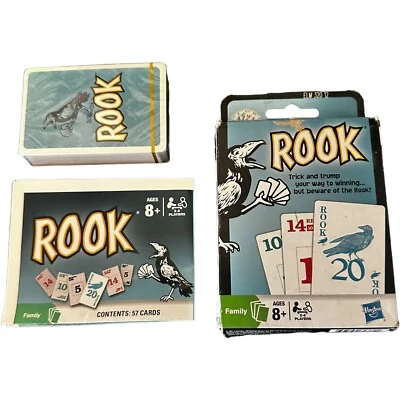 Juego de Cartas ROOK Family Fun Hasbro 2011 Tarjetas Selladas Completas Paquete Caja Abierta Foto 1 de 4