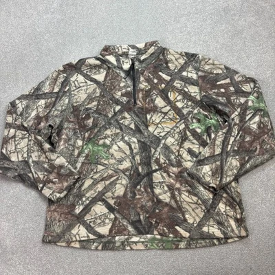 RealTree Jacket Adult X Large Brown Work Wear Hunting Camo Fleece Coat Mens - Image 1 of 4