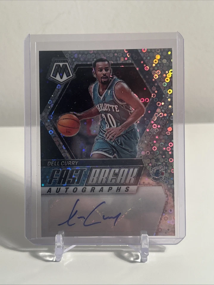 2023-24 Panini мозаика - автографы быстрый завтрак Dell Curry #FB-DEL (AU) - Изображение 1 из 2