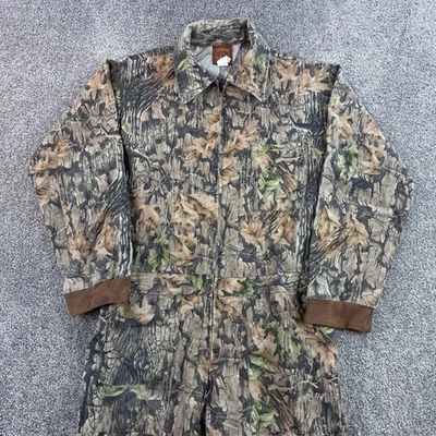 Vintage Ace Outfitters Camo Coveralls Jumpsuit Men's Large Realtree Camouflage - Image 1 of 4
