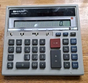 Vintage SHARP COMPET CS-1130 Calculator Working Order See Photos - Photo 1/17