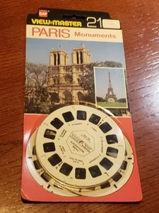 Rare PARIS MONUMENTS View-Master GAF Blaster BC-231 OPENED In Package - Picture 1 of 7