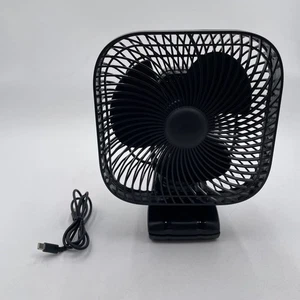 SLENPET 20000mAh Clip-On Fan 8inch Portable Camping Fan w/Light, 4 Speeds - Picture 1 of 5