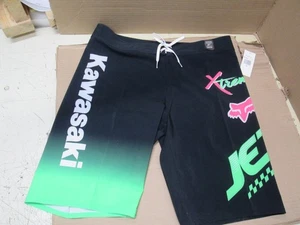 FOX KAWASAKI JETSKI ATV MX MOTOCROSS SHORTS - BOARDSHORT 34"-21"inseam - Bild 1 von 7