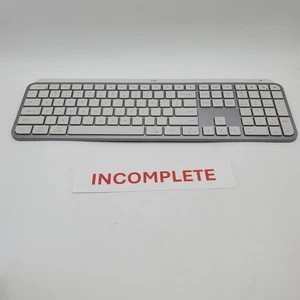 Logitech MX Keys S Wireless Keyboard, Low Profile, Pale Grey *NO DONGLE* - Zdjęcie 1 z 4