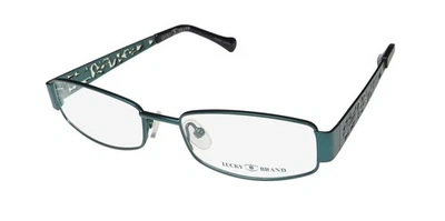 NUEVAS GAFAS LUCKY BRAND IVY METAL Y PLÁSTICO RECTANGULARES MUJER VERDE Foto 1 de 4