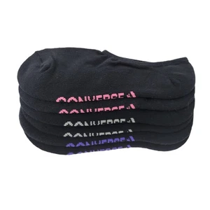 Converse Calze Donna Mezzo Cuscino Ultra Basse 4-10 (Nero/Multi) - Foto 1 di 4