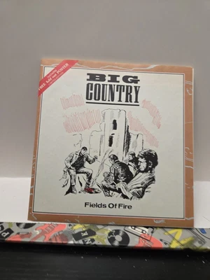 Big Country - Fields Of Fire 45 W/poster - Image 1 of 4