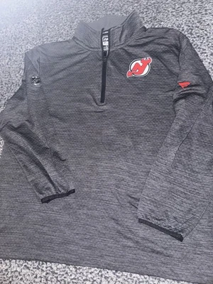 Chaqueta Para Hombre Fanatics New Jersey Devils Auténtica Pro Cuarto Cremallera Talla XL USADA EN EXCELENTE ESTADO Foto 1 de 4