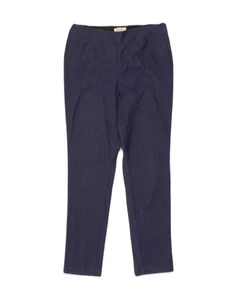 Pantalones informales ajustados CALVIN KLEIN para mujer EE. UU. 8 medianos W30 L29 azul marino XK09 - Imagen 1 de 3