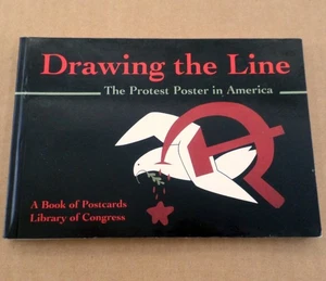 Drawing the Line  Protest Posters in America 1994 Postcard Book of 30 Postcards - Picture 1 of 7