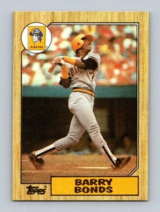 1987 Topps #320 Barry Bonds Pittsburgh Pirates Baseball Rookie - Picture 1 of 2