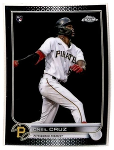Topps 2022 cromado Oneil Cruz radiocontrol Pittsburgh Pirates #128 - Imagen 1 de 2