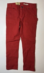 Girls RLC Ralph Lauren Pants Skinny Red Denim Jeans Zip Size 6 NWT - Picture 1 of 10