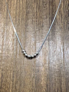 Vintage Italy 925 Sterling Silver Necklace From Estate Sale Collection - Picture 1 of 8