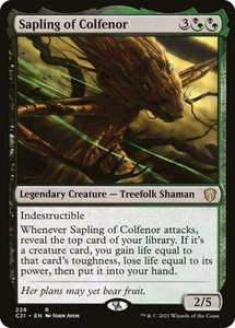 MTG Commander 2021 Sapling of Colfenor x1 Rare Legendary Creature NM/M - Picture 1 of 1