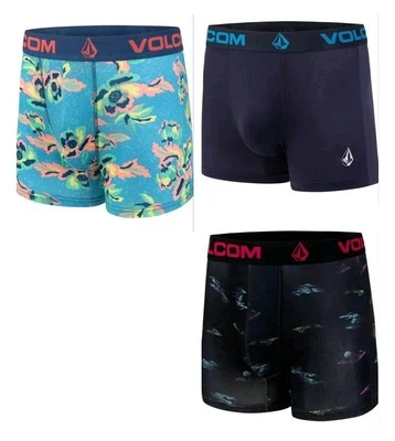 New Men's XL 40-42 VOLCOM Performance Stretch Comfort Fit Boxer Briefs 3 Pack - Image 1 of 4