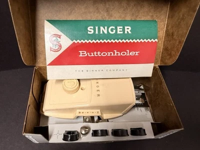 Aguja vertical Singer años 60 489510 4 levas caja manual de colección Foto 1 de 4